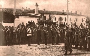 Смотр частей Туркестанского фронта. Оренбург. апрель 1919 г